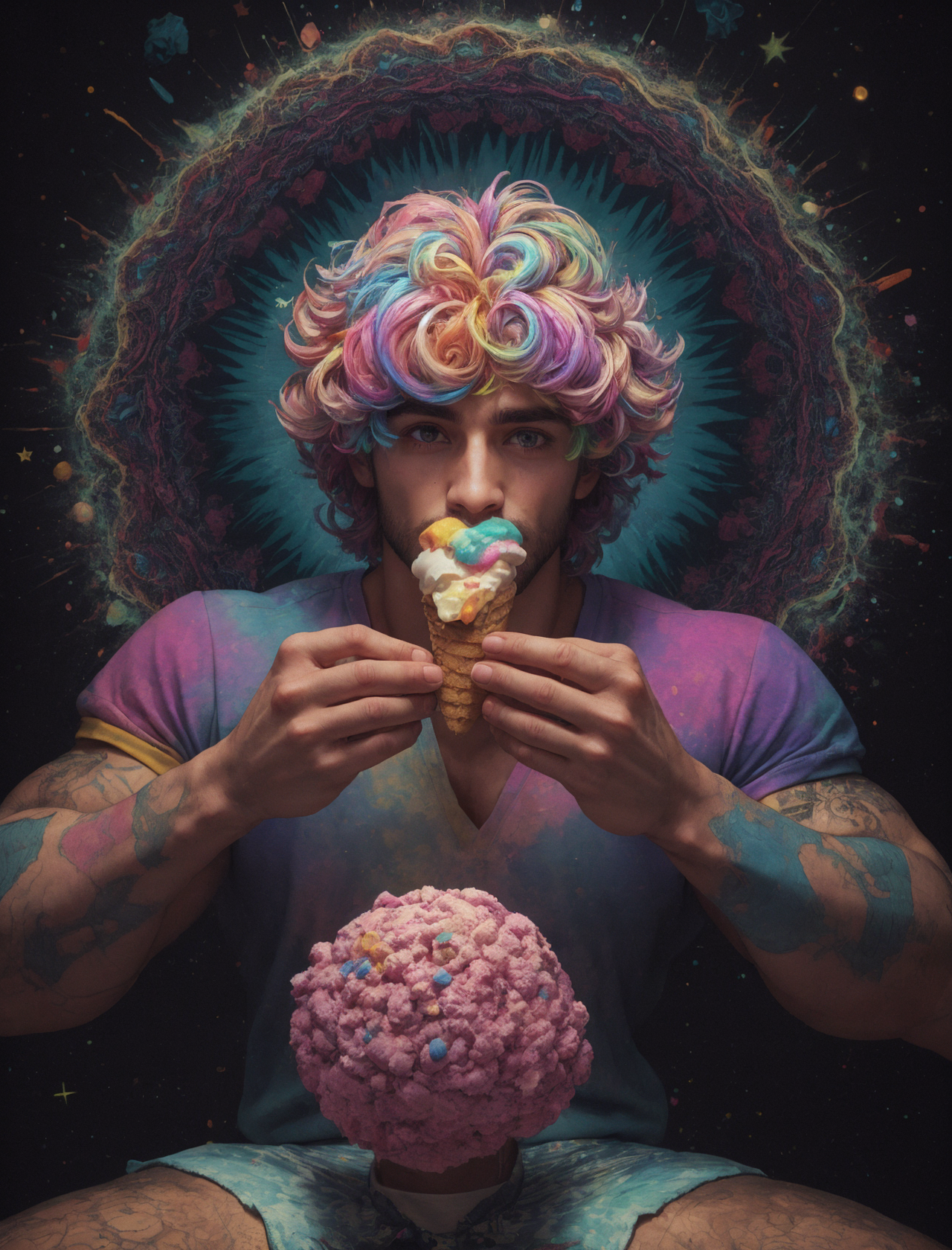 03432-3290169324-a man eating some ice cream,  ice cream cones, prismatic, technicolor, psychedelic, avant garde, tie dye, dreamscape, cosmic arr.png